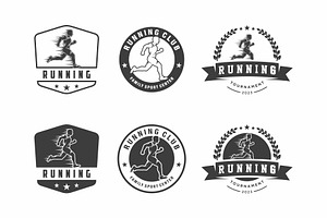 Running Logo, Emblem Collections