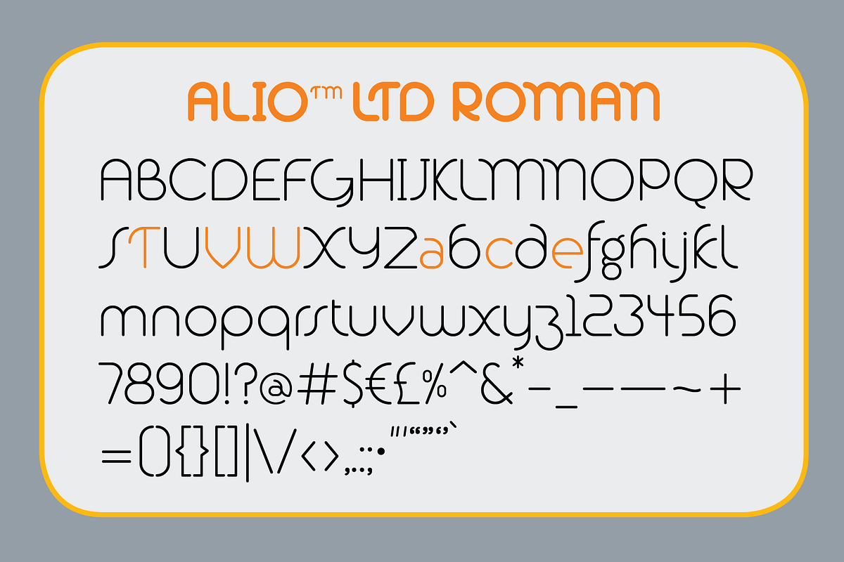 Alio LTD - Round Display Sans Serif preview 3