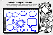 Comic Text Bases Procreate Stamps, a Brush Add-On by Selentaori Studio (Thumbnail 4 of 10)