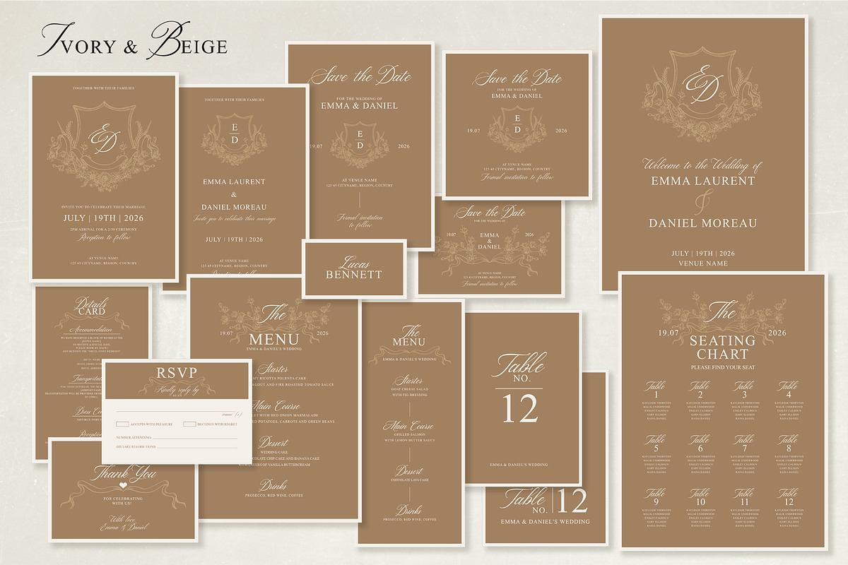 Old Money Wedding Suite preview 7