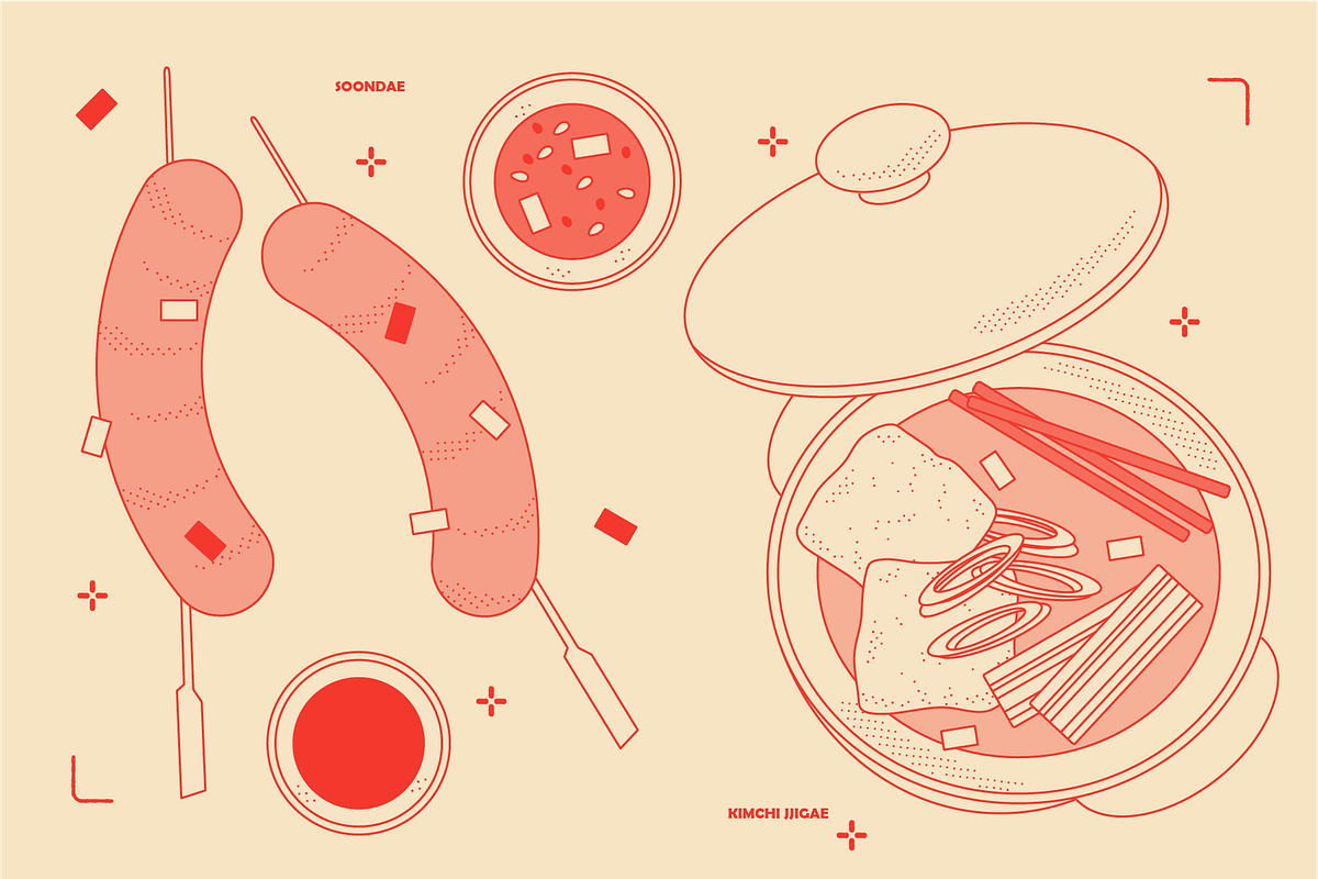 Korean Food Vector Illustrations, a Food Illustration by TheFoodAtlas (Photo 5 of 22)
