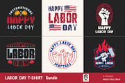 Labor Day T-Shirt Design Bundle, a Graphic by shaondesigns (Thumbnail 1 of 7)