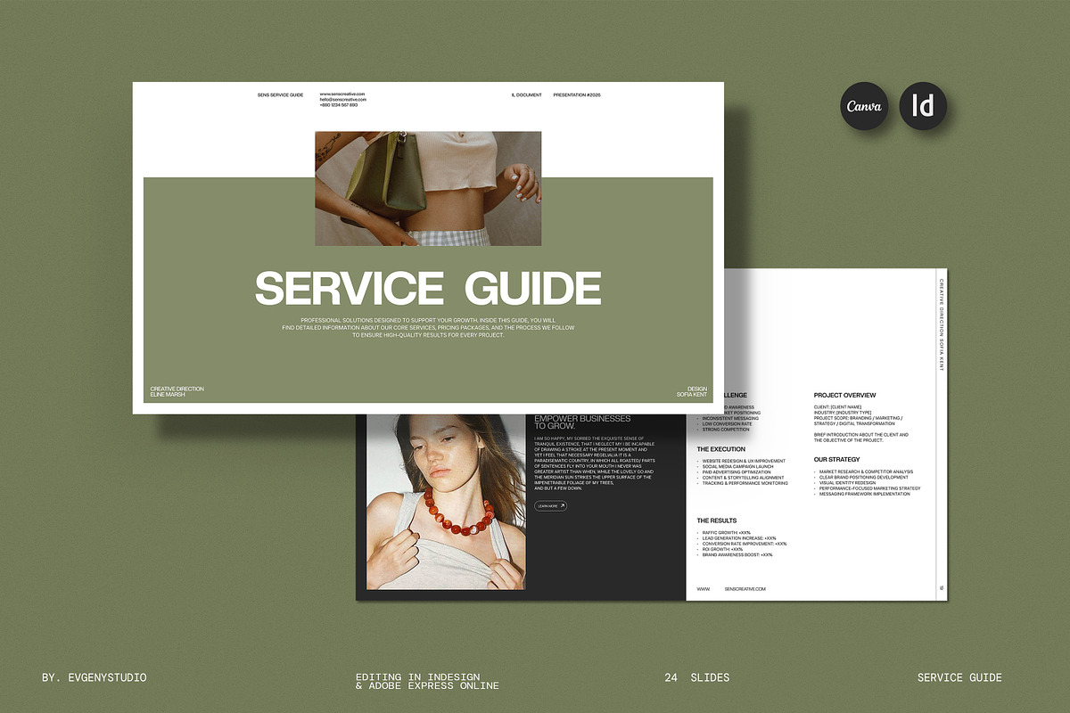 Service & Pricing Guide Template, a Presentation Template by evgenystudio (Photo 1 of 9)