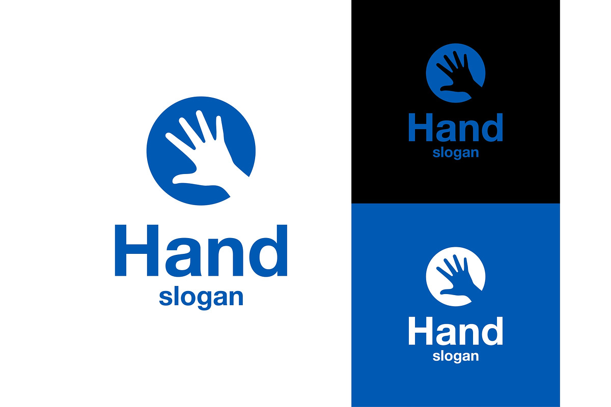 Hand Palm Circle Logo, a Branding & Logo Template by ika trisiana