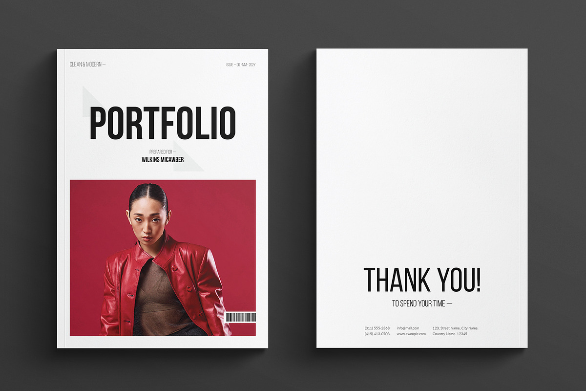 Portfolio Design Template, a Brochure Template by E-Type (Photo 7 of 7)