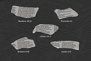 20 Ripped Bible Verse Assets, an Object Graphic by Greater Worth (Thumbnail 6 of 9)