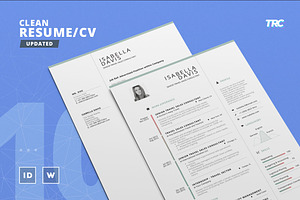 Clean Resume/Cv Template Volume 10