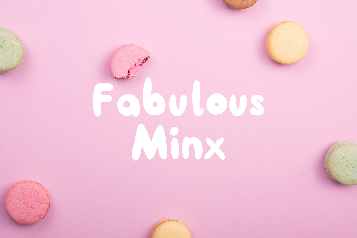 Fabulous Minx Bubble Font