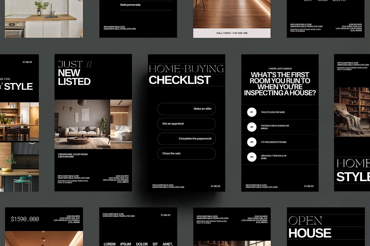 Real Estate Social Media Template, a Social Media Template by Prapti Design (Photo 6 of 10)