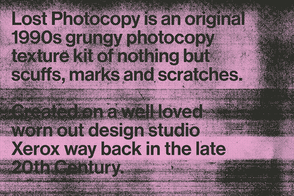 Lost Photocopy - 90s Xerox Textures, a Texture Graphic by Studio GRRR (Photo 3 of 12)