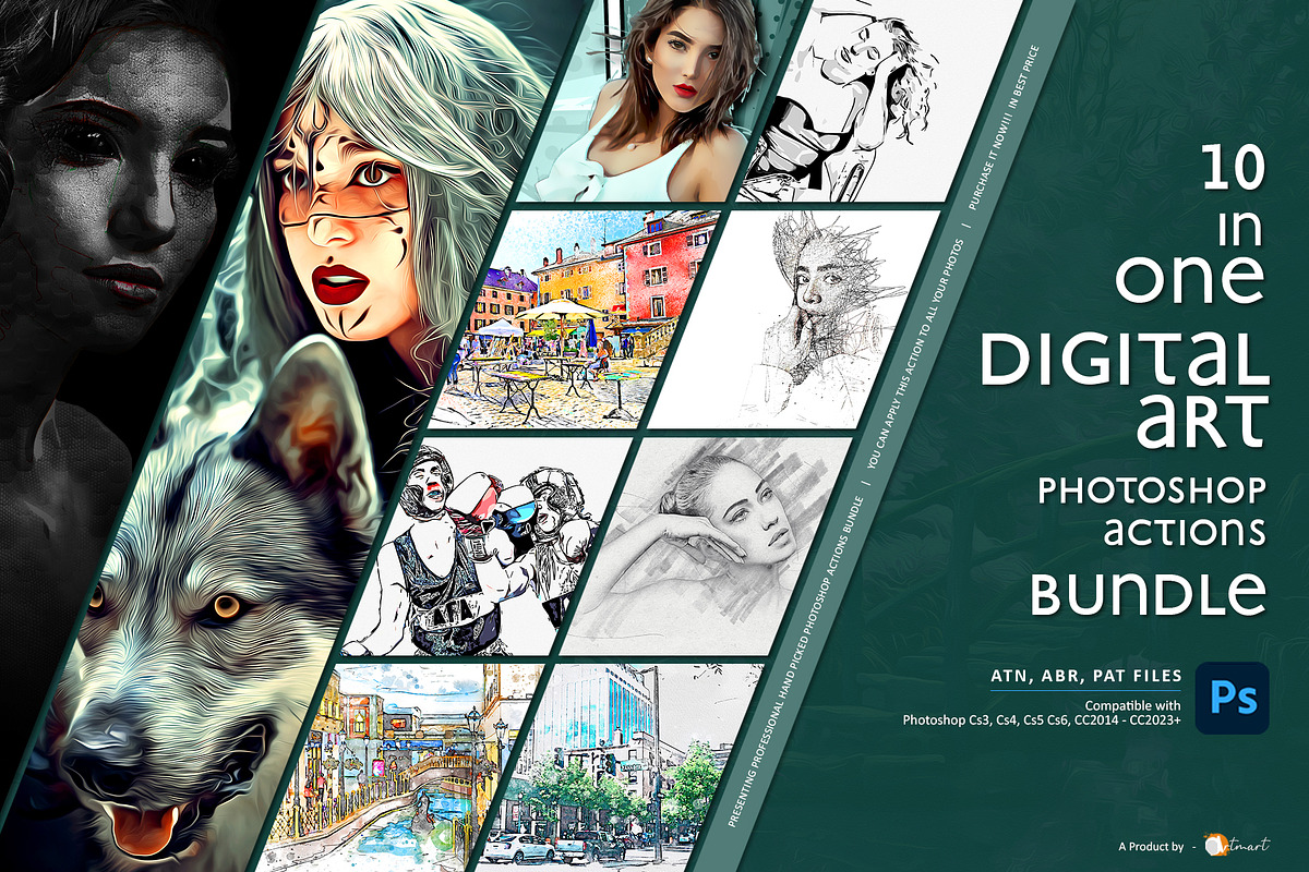 70+ Photoshop Action Mega Bundle, an Action Add-On by A R T M A R T (Photo 23 of 88)