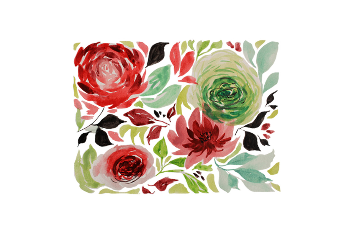 69 Watercolor Florals Bundle, a Graphic by RalucaGheorghe (Photo 6 of 6)