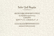 Sable Quill Hand Drawn Serif Font, a Font by Eclectic Anthology (Thumbnail 9 of 9)