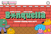 Bonquella - Fat & Fun, a Sans Serif Font by Setara Langit CreativeStd (Thumbnail 1 of 6)