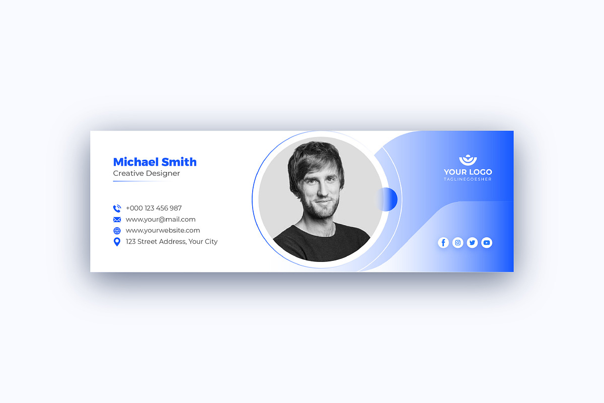 Email Signature Template, an Email Template by Mk_Studio (Photo 6 of 7)