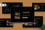 Camping - Travel Keynote, a Presentation Template by Deepslide Studio (Thumbnail 1 of 6)
