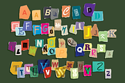 Magazine Cut-Outs+Blob Control Font, an Object Graphic by Rachel McBride Creative (Thumbnail 5 of 10)