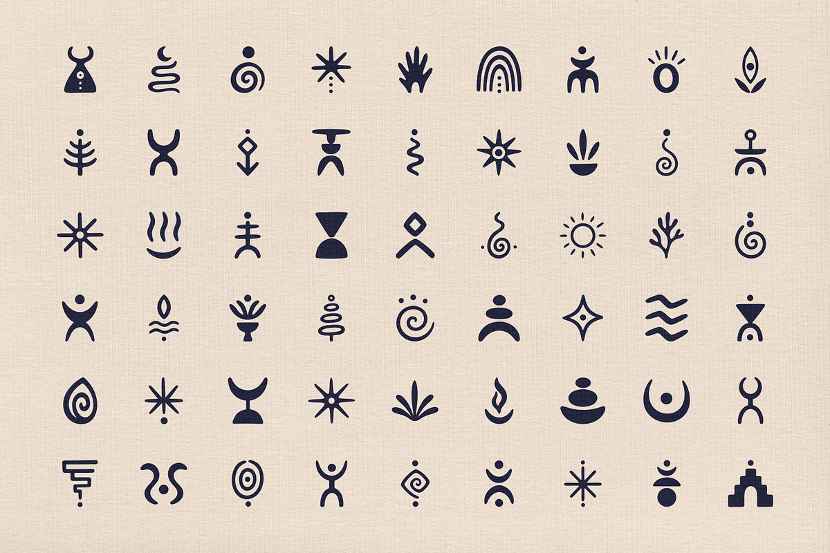 Talisman. 54 Marks & Ritual Symbols, an Object Graphic by pixelbuddha.net (Photo 4 of 6)