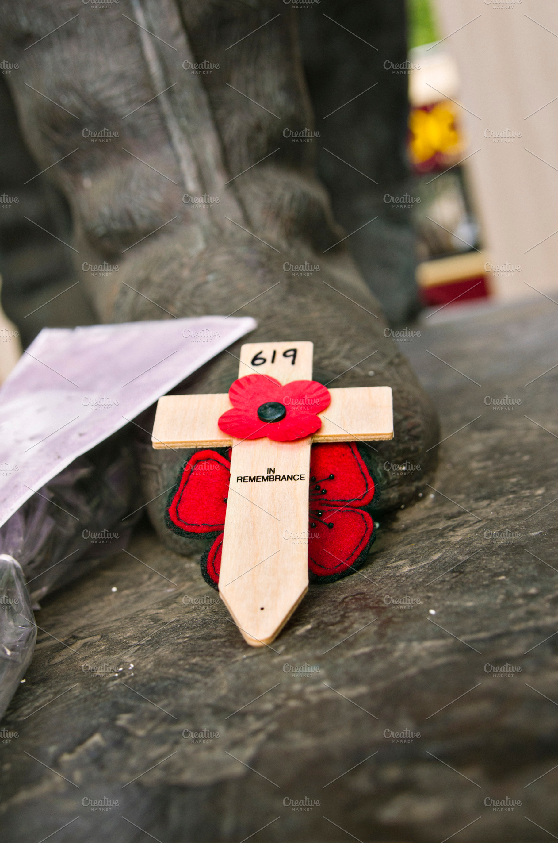 Remembrance Poppy, an Abstract Photo by JackieDaily