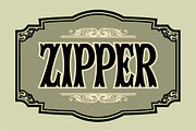 Zipper, a Font by Art And Sign Unlimited (Thumbnail 1 of 4)