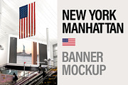 Banner Mockup in New York City, an Advertising Mockup by Brandacle Mockups (Thumbnail 4 of 8)