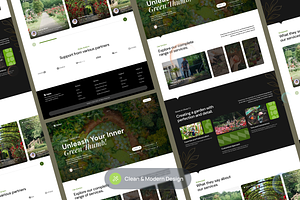 Botanical Garden Landing Page