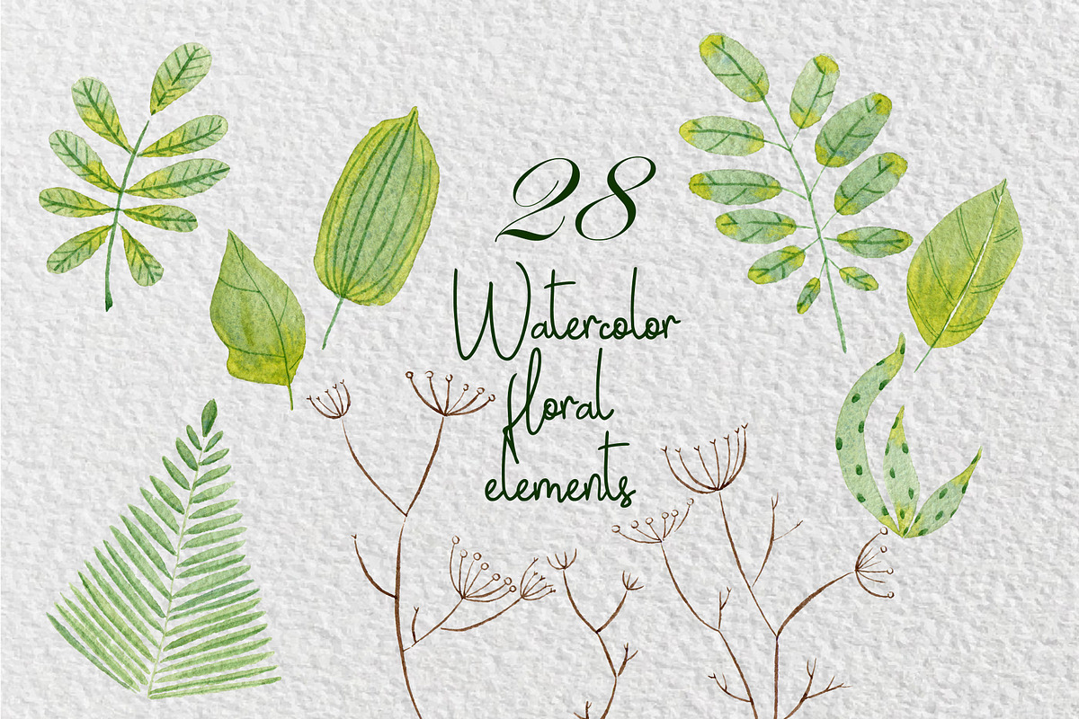 Birds&Flowers designer toolkit, an Illustration by Xenia_Art (Photo 3 of 8)
