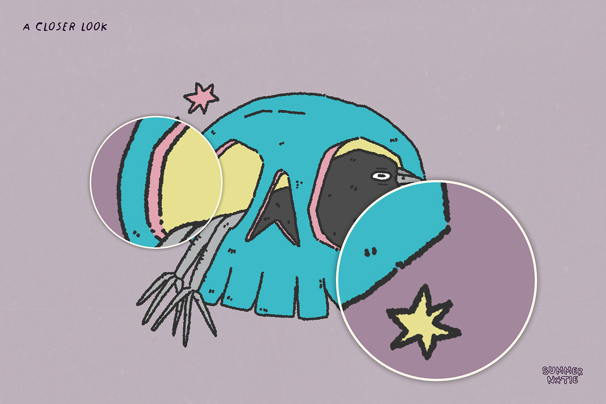 Pukeko After Dark Halloween Clipart, a Seasonal Illustration by Summernotie (Photo 6 of 8)