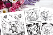 Koala Coloring Pages for Kids, a Brochure Template by LA Design (Thumbnail 10 of 10)