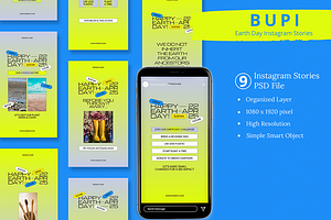 Earth Day Instagram Story & Canva, a Social Media Template by Attype