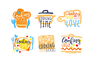 Cooking Logo and Labels Design, a Food Illustration by TopVectors