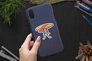 Set of wooden tables sticker design, a Graphic by Allmostudio (Thumbnail 5 of 5)