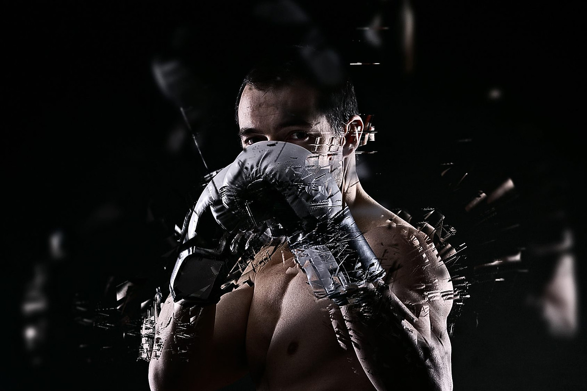 Shatter Photoshop Action, an Action Add-On by Sevenstyles