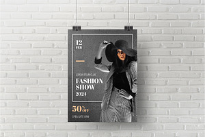 A4 Fashion Show Poster Template, a Poster Template by rpdesignstudio