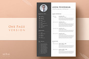 Modern Resume Template for Word, a Resume Template by MAM Design (Thumbnail 2 of 10)