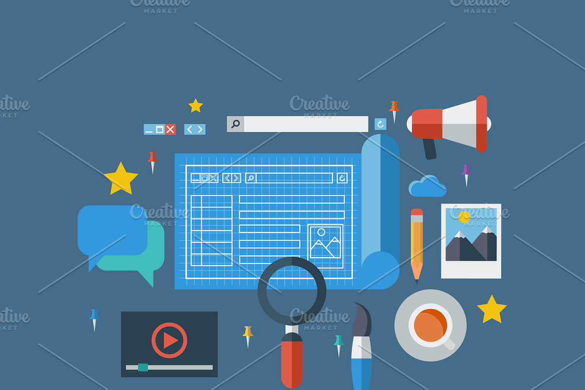 Create your own website, an Icon by Oleksii