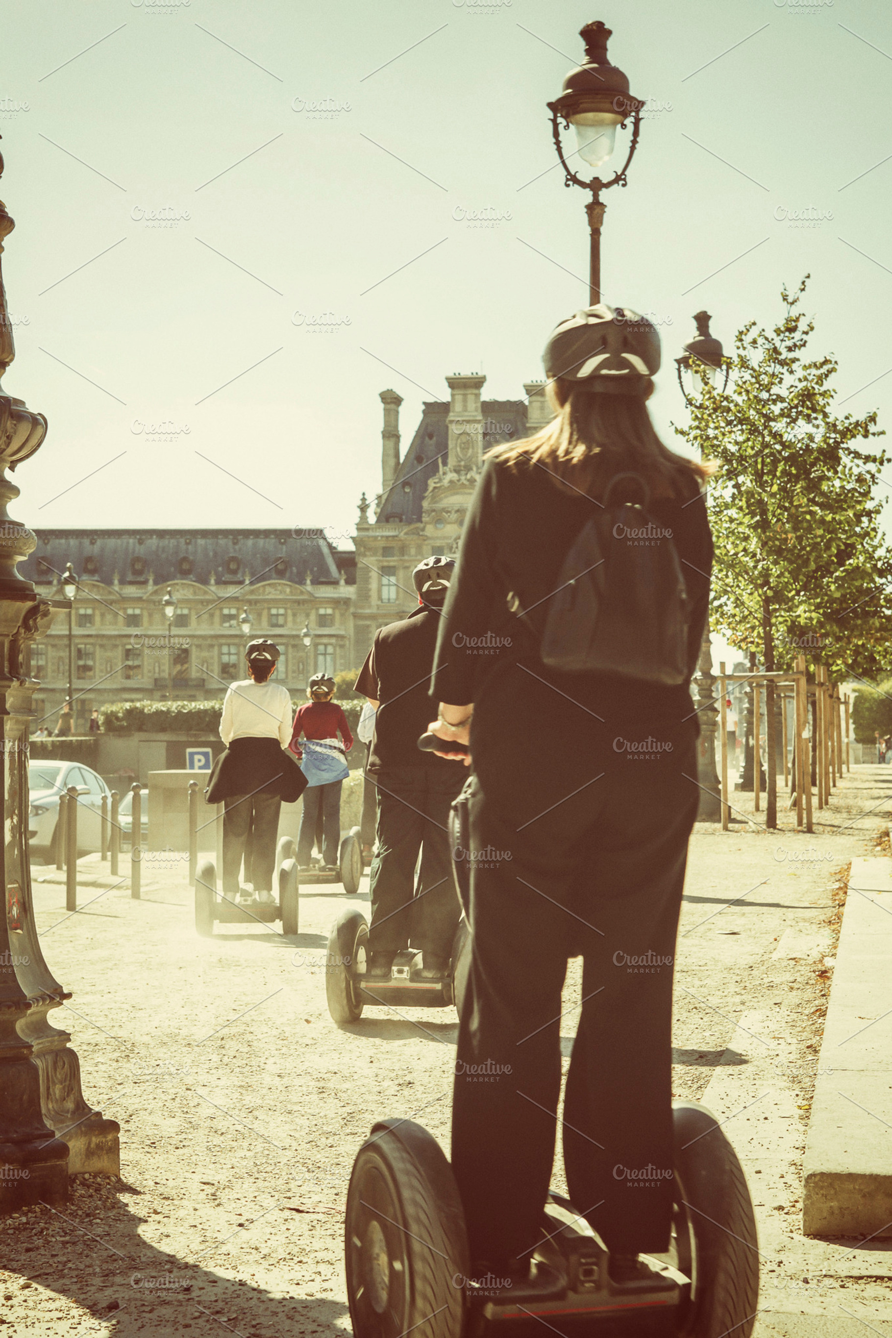 Sightseeing through Paris on segway, a Transportation Photo by Patricia Hofmeester