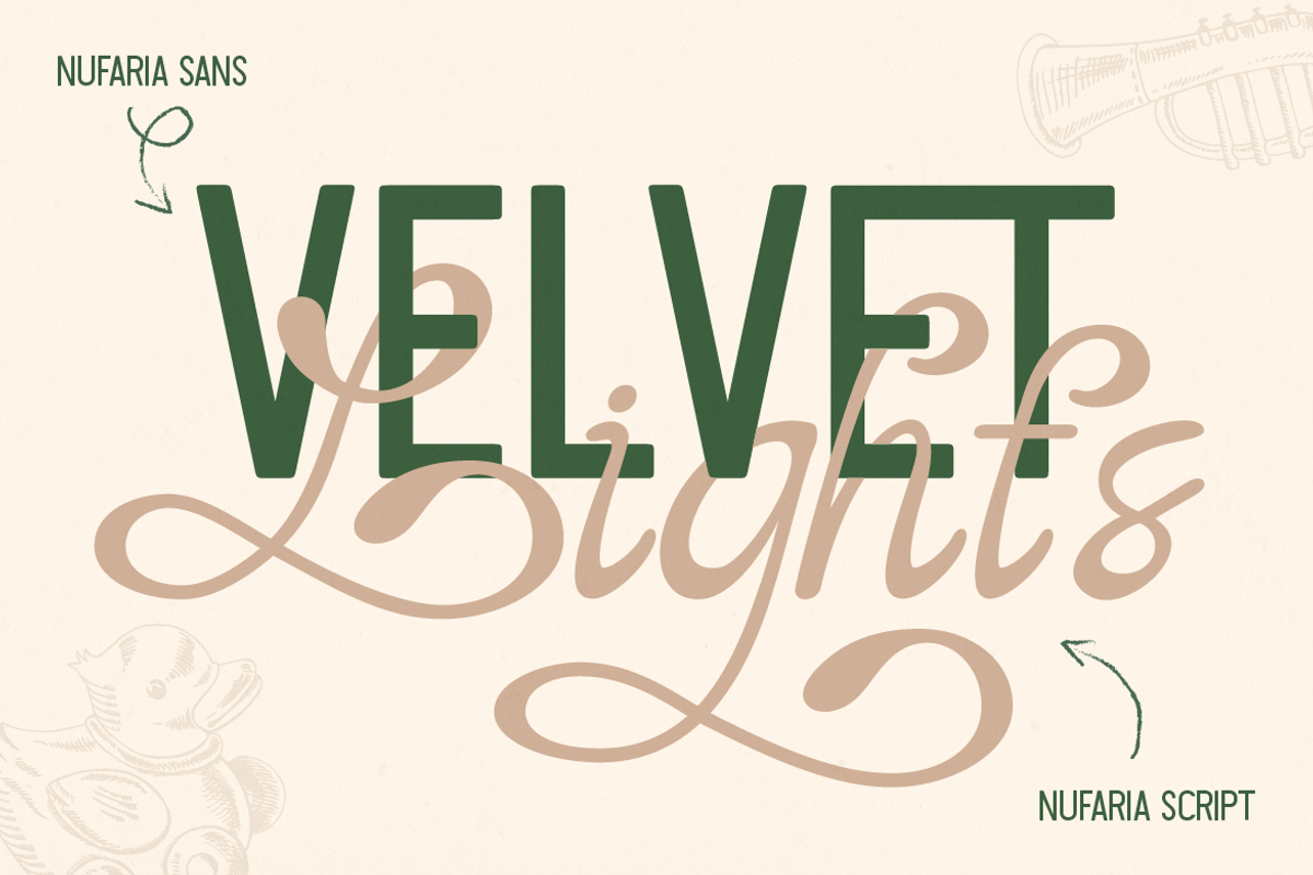 Nufaria, a Script Font by Burntilldead (Photo 6 of 12)