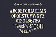 Absoleam Vintage Rough, a Sans Serif Font by 24Design Studios (Thumbnail 5 of 7)