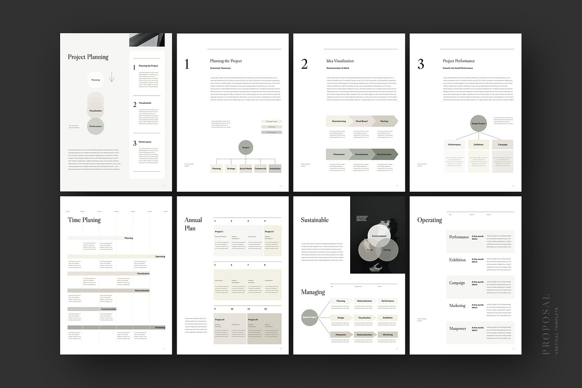 Proposal Vertical Template, a Presentation Template by Simple P. (Photo 7 of 11)