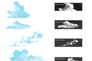 Clouds Procreate Brushes, a Brush Add-On by ArtbyHien (Thumbnail 4 of 8)