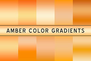 Amber Color Gradients