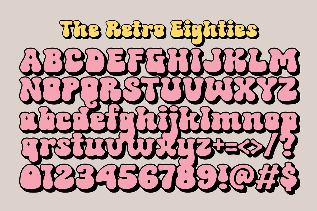 The Retro Eighties, a Serif Font by ahweproject (Photo 18 of 18)