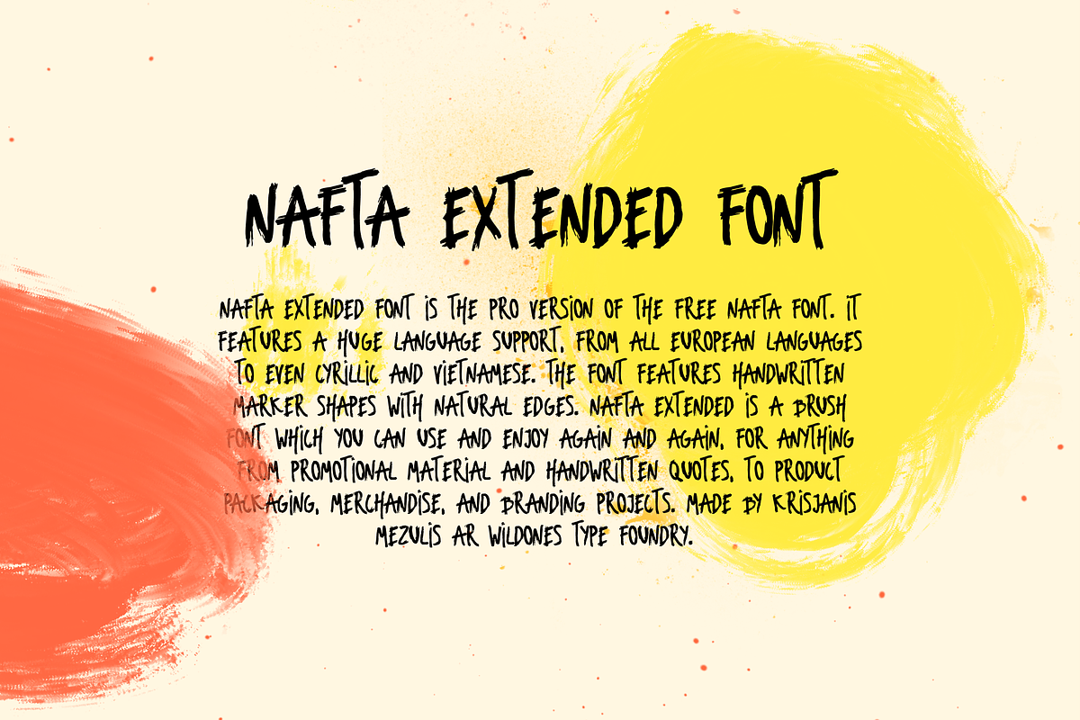 Nafta Extended Marker Font, a Script Font by Bolderaja1 Studio (Photo 2 of 12)