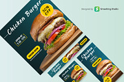 Burger Shop Web Banner Set, a Templates & Theme by Smashing_Studio (Thumbnail 3 of 3)