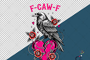 F-Caw-F PNG, Floral Heart Png, an Illustration by Creative Art (Thumbnail 6 of 6)