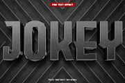 Jockey 3D editable text effect, a Layer Style Add-On by Hello Muh (Thumbnail 1 of 2)