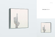 Canvas in Floater Frame Mockup Set, a Poster Template by creatsy5 (Thumbnail 9 of 15)