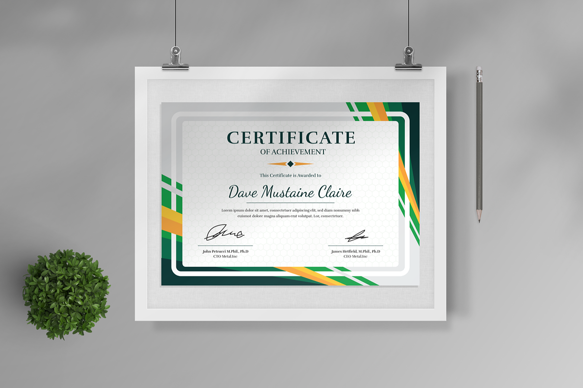 Xendara Certificate Landscape, a Print Template by SquidPixey (Photo 2 of 5)