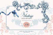 Vintage Asian ornament, a Decorative Illustration by Collection by VY (Thumbnail 1 of 9)